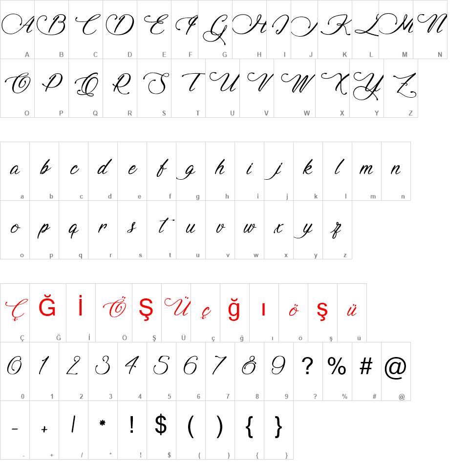 Signature font